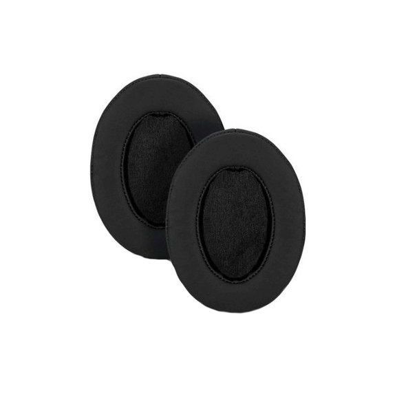 Replacement Ear Pads for Shure SRH440, Memory foam + PU leather, Black, 1 pair