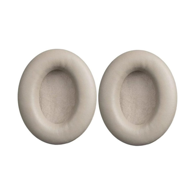 Replacement Ear Pads for Sony WH-1000XM3, Memory foam + PU leather, Beige, 1 pair
