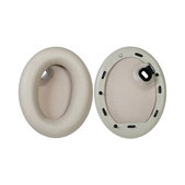 Replacement Ear Pads for Sony WH-1000XM4, Memory foam + PU leather, Beige, 1 pair