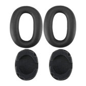 Replacement Ear Pads for Sony MDR-1000X, WH-1000XM2, Memory foam + PU leather, Black, 1 pair