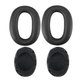Replacement Ear Pads for Sony MDR-1000X, WH-1000XM2, Memory foam + PU leather, Black, 1 pair