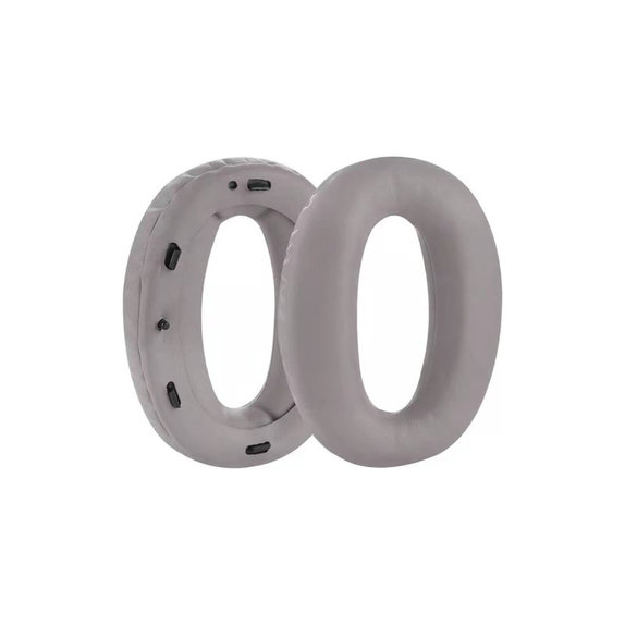 Replacement Ear Pads for Sony MDR-1000X, WH-1000XM2, Memory foam + PU leather, Grey, 1 pair