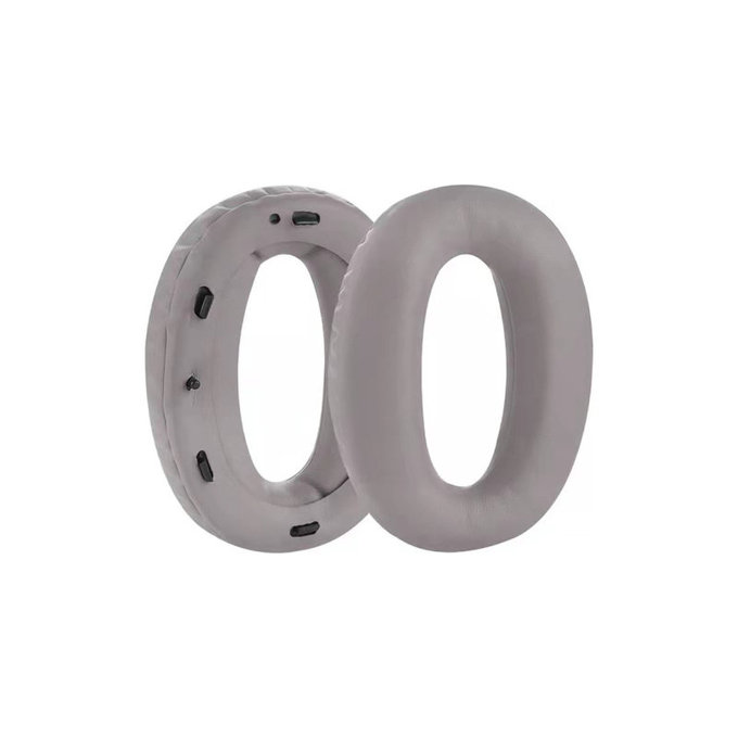 Replacement Ear Pads for Sony MDR-1000X, WH-1000XM2, Memory foam + PU leather, Grey, 1 pair