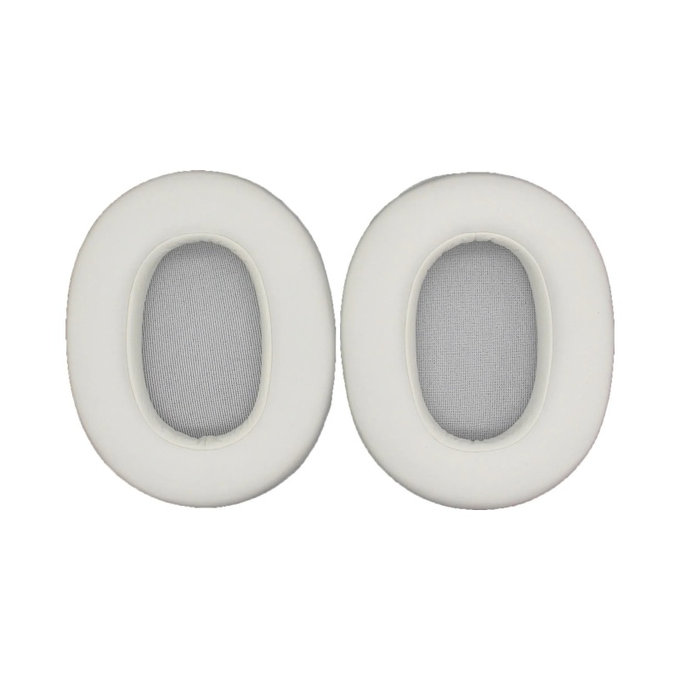 Replacement Ear Pads for Sony WH-ULT900N, Memory foam + PU leather, White, 1 pair