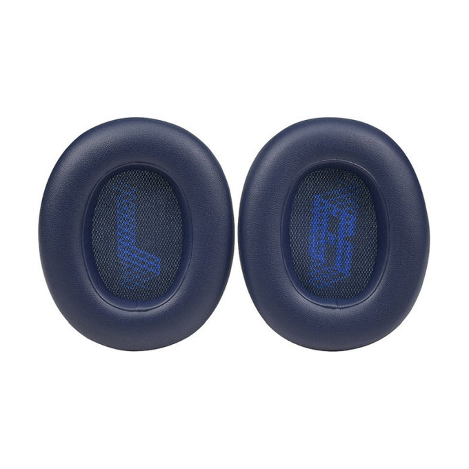 Replacement Ear Pads for JBL Live 650BTNC, E65, Memory foam + PU leather, Navy, 1 pair