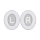 Replacement Ear Pads for Bose 700, NC700, Memory foam + PU leather, White, 1 pair