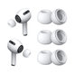 Replacement silicone ear tips for Apple AirPods 3 Pro, set of 3pcs (L, M, S), White