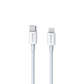 Lightning / USB-C Cable Smart, PD 20W, 1m, White, Devia