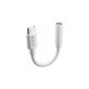 Smart Adapter 3.5mm Jack / USB-C, White, Devia