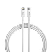 Lightning / USB-C Cable Smart, PD 27W, 2m, White, Devia