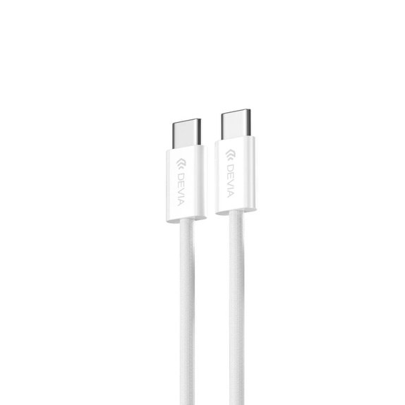 USB-C / USB-C Cable Smart, PD 60W, 1m, White, Devia