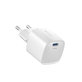 Charging Adapter Mini USB-C, PD 30W, White, Devia
