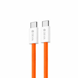 USB-C / USB-C Cable Smart, PD 60W, 1m, Orange, Devia