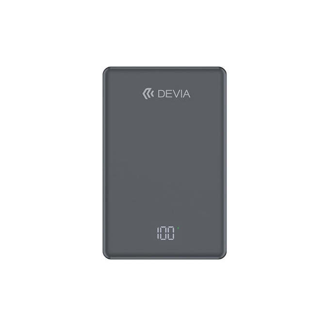 MagSafe Power Bank Extreme Speed Mini with Display, PD 20W, 10000mAh, Space Grey, Devia