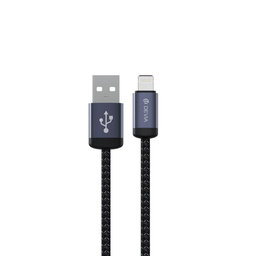 Lightning / USB Cable Gracious, 2.4A, 2m, Black, Devia