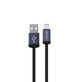Lightning / USB Cable Gracious, 2.4A, 2m, Black, Devia