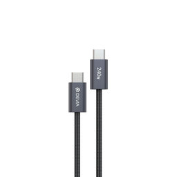 USB-C / USB-C Cable Extreme Speed, PD 240W, 2m, Black, Devia
