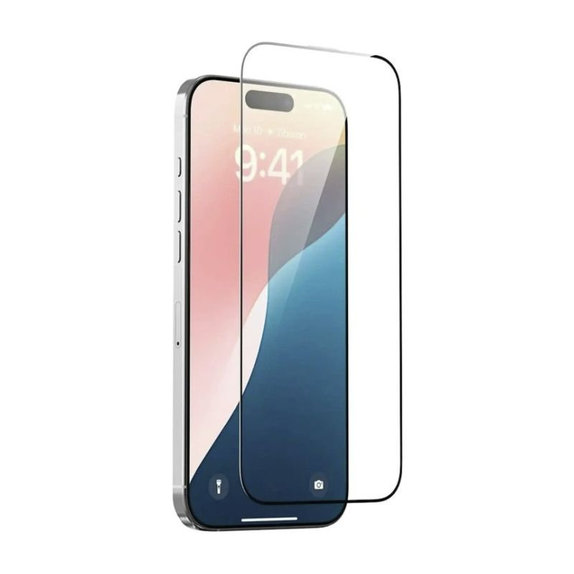 FullCover Tempered Glass with Applicator for iPhone 17, Devia