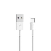 USB / USB-C Cable Smart, 2.1A, 1m, White, Devia