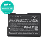 Battery for Nikon D3100 DSLR, 900mAh, Li-Ion, 7.4V, EN-EL14, HQ