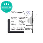 Battery for Gopro Hero 8, Hero 6, 1250mAh, Li-Ion, 3.85V, AHDBT-501, HQ