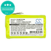 Battery for Makita 6722D, 6723DW, 2000mAh, Ni-MH, 4.8V, TL00000012, HQ
