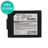 Battery for Panasonic DMC-FZ10, 680mAh, Li-Ion, 7.4V, CGA-S002, HQ