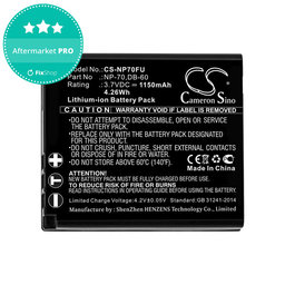 Batteria Compatibile Panasonic CGA-S007/DMW-BCD10 Per Lumix DMC-TZ5, TZ11, TZ15, TZ50