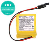 Battery for GE FANUC ALPHA iSV, BETA iSV, 2900mAh, Li-MnO2, 6V, A98L-0031-0025, HQ