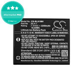 Battery for Olympus E-M1, 2250mAh, Li-Ion, 7.4V, BLH-1, HQ