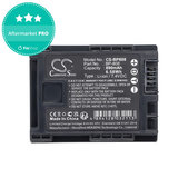 Battery for Canon FS10, FS11, FS100, 890mAh, Li-Ion, 7.4V, BP-808, HQ
