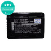 Battery for Panasonic HDC, HC a SDR, 1500mAh, Li-Ion, 3.7V, VW-VBK180, HQ