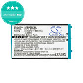 Battery for Nintendo Advance SP, AGS, 900mAh, Li-Ion, 3.7V, SAM-SPRBP, HQ