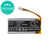 Battery for Razer Naga Pro, Basilisk Ultimate, 650mAh, Li-Pol, 3.7V, CP-RC30D, HQ