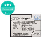 Battery for Samsung i9100, Galaxy S II, 1600mAh, Li-Ion, 3.7V, EB-F1A2GBU, HQ