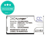 Battery for Samsung Galaxy Xcover 4, 4S, 2800mAh, Li-Ion, 3.85V, EB-BG390BBE, HQ
