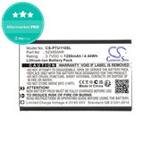 Battery for Panasonic Kx-Tf200, Kx-Tu110, 1200mAh, Li-Ion, 3.7V, 523450AR, HQ