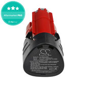 Battery for Milwaukee C12, M12, 2000mAh, Li-Ion, 12V, 48-11-2440, HQ
