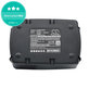 Battery for Metabo Ahs36v, Bha 36 Ltx Compact, 2000mAh, Li-Ion, 36V, 6.25453, HQ