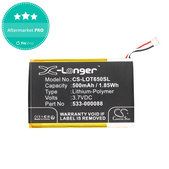 Battery for Logitech Mx Master, 500mAh, Li-Pol, 3.7V, 533-000088, HB303450, HQ