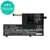 Battery for Lenovo Yoga 510 14, Yoga 510 15, 4600mAh, Li-Pol, 7.6V, L15L2PB1, HQ