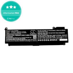 Battery for Lenovo ThinkPad T460S, T470S, 2000mAh, Li-Pol, 11.4V, 00HW025, HQ