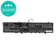 Battery for Lenovo Yoga, 4300mAh, Li-Pol, 15.36V, L18D4PF1, HQ