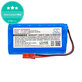 Battery for Electropan ilife V5, V5s, 2600mAh, Li-Ion, 11.1V, ICP 186500-22F-M-3S1P-S, HQ