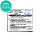 Battery for Bang & Olufsen Beoplay H7, H8, H9, 650mAh, Li-Ion, 3.7V, PLB-103, HQ