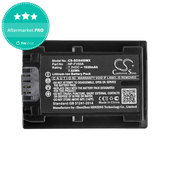 Battery for Sony FDR-AX33, 40, 45, 53, 60, 700, P33, HDR-CX450, 625, 1030mAh, Li-Ion, 7.3V, NP-FV50A, HQ