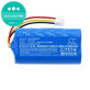 Battery for Blaupunkt BlueBot XSMART, 3400mAh, Li-Ion, 14.4V, BPK-VCBB1XB, Xboost, D071-INR-CH-4S1P, HQ