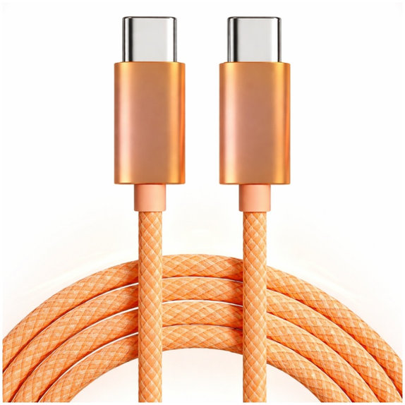 USB-C / USB-C Cable with Fast Charging, PD 60W, 1m, Orange
