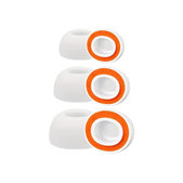 Replacement Silicone Ear Tips for AirPods 1 Pro and 2 Pro, Memory Foam, Set (L, M, S), White