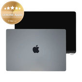 LCD display for MacBook Air 13", A3113 (2024), with front glass and cover, Space Gray, 661-40278, Genuine Apple